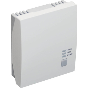 Picture of Belimo - Raumtemperaturregler Moduswahl ohne Drehknopf, Ausgang 2...10 V: Zuluft VAV, Ausgang 2...10 V: Fortluft VAV, Ausgang 2/3-Punkt: Heizung, AC 24 V, Moduswahl und Anzeige: COMF / MIN / MAX, Art.Nr. : CRA24-B3P