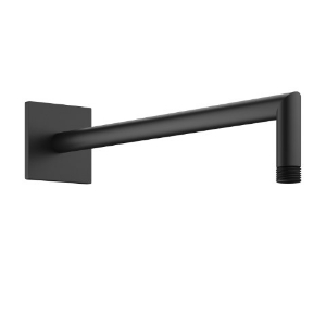 Picture of KWC Brausenarm Wand eckig L352, matt black, Rosette eckig, Art.Nr. : 26.000.803.176