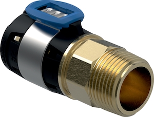 Picture of Geberit FlowFit Übergang mit Aussengewinde d32mm, 3/4", Art.Nr. :620.309.00.1