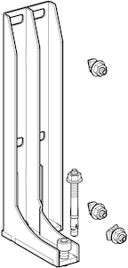 Picture of Geberit GIS Fuss für frei stehende Systemwand, Art.Nr. :461.190.00.1
