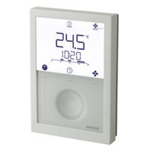 Picture of Siemens  Raumthermostat Standalone. Modulierte Ausgänge (DC) oder Ein/Aus. Ventilatorkonvektor (3-Stufe, DC) und Universalapplikationen Art Nr.: RDG260T 