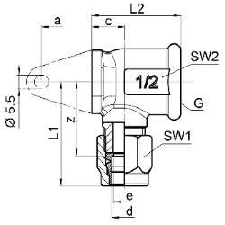 Picture of Belimo Drehantrieb (ZoneTight), 1 Nm, AC/DC 24 V, 2...10 V, 15 s, IP40, Art.Nr. : CQD24A-SR