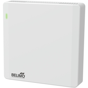 Picture of Belimo Raumbediengerät CO₂ / Feuchte / Temperatur aktiv, NFC, Modbus, BACnet, Belimo Display App und LED, PC, weiss, RAL 9003, Art.Nr. : P-22RTM-1U00A-2