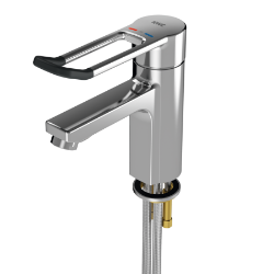 Picture of KWC F5L-Therm F5LT1010 Thermostat-Standbatterie mit Rückflussverhinderer:nein, Berechnungsdurchfluss Trinkwasser:0.07 l/s, Berechnungsdurchfluss Warmwasser:0.07 l/s, Art.Nr. : 2030066301