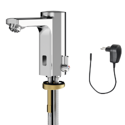 Picture of KWC F5E-Mix F5EM1006 Elektronik-Standbatterie mit Rückflussverhinderer:ja, Berechnungsdurchfluss Trinkwasser:0.08 l/s, A3000 open-kompatibel:nein, Art.Nr. : 2030035332