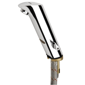 Picture of KWC AQUA130 Elektronik-Waschtischmischer* mit Rückflussverhinderer:ja, Berechnungsdurchfluss Trinkwasser:0.07 l/s, Berechnungsdurchfluss Warmwasser:0.07 l/s, Art.Nr. : 2000067773