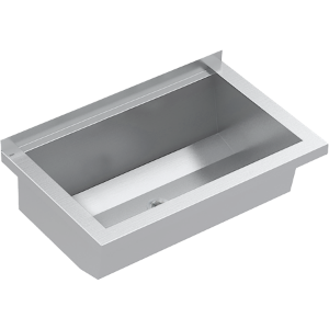 Picture of KWC PLANOX PL6 Waschrinne Spritzschutzhöhe:30 mm, Becken: Höhe:180 mm, Becken: Tiefe:320 mm, Art.Nr. : 2030043777