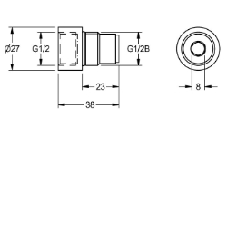 Picture of KWC AQRM928 Anschlussadapter , Art.Nr. : 2000101441