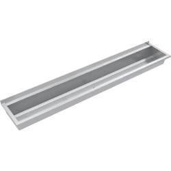 Picture of KWC PLANOX PL24T Waschrinne Spritzschutzhöhe:30 mm, Becken: Höhe:180 mm, Becken: Tiefe:320 mm, Art.Nr. : 2030043789