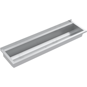 Picture of KWC PLANOX PL16T Waschrinne Spritzschutzhöhe:30 mm, Becken: Höhe:180 mm, Becken: Tiefe:320 mm, Art.Nr. : 2030043787