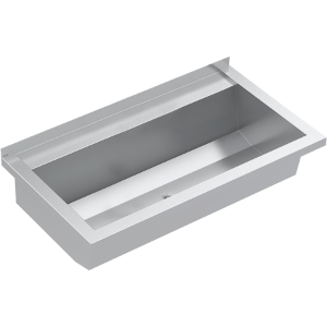 Picture of KWC PLANOX PL8T Waschrinne Spritzschutzhöhe:30 mm, Becken: Höhe:180 mm, Becken: Tiefe:320 mm, Art.Nr. : 2030043785