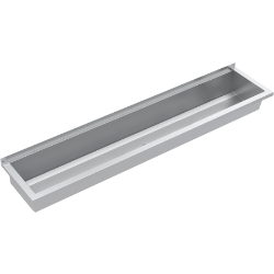 Picture of KWC PLANOX PL18 Waschrinne Spritzschutzhöhe:30 mm, Becken: Höhe:180 mm, Becken: Tiefe:320 mm, Art.Nr. : 2030043781