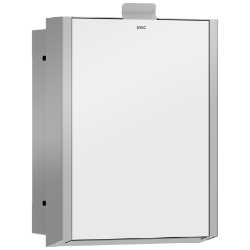 Picture of KWC EXOS. EXOS611EW Hygieneabfallbehälter Sackhalterung:nein, Füllvolumen:3.7 Liter, Klappe:ja, Art.Nr. : 2030034665