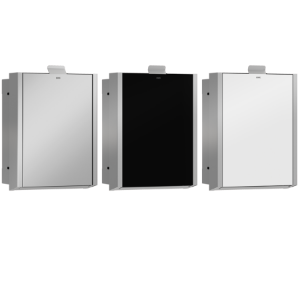 Picture of KWC EXOS. EXOS611EX Hygieneabfallbehälter Sackhalterung:nein, Füllvolumen:3.7 Liter, Klappe:ja, Art.Nr. : 2030034630