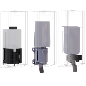 Picture of KWC EXOS. ZEXOS625K Umrüstkit auf EXOS625 Gesamttiefe:105 mm, Gesamthöhe:107 mm, Gesamtbreite:101 mm, Art.Nr. : 2030022954