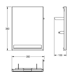 Picture of KWC EXOS. ZEXOS637 Edelstahlfront EXOS637 , Art.Nr. : 2030022952
