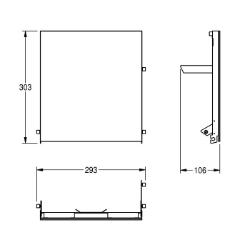 Picture of KWC EXOS. ZEXOS600B Glasfront EXOS600 , Art.Nr. : 2030022937