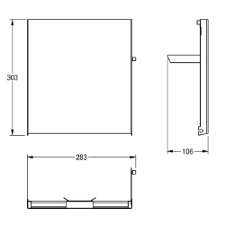 Picture of KWC EXOS. ZEXOS600 Edelstahlfront EXOS600 , Art.Nr. : 2030022936