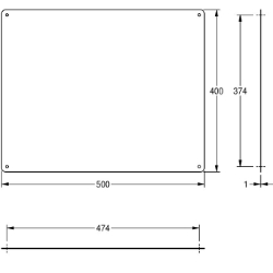 Picture of KWC CHRH501 Spiegel Verdeckte Befestigung:nein, Material:Edelstahl, Materialtyp:1.4301 Chromnickelstahl V2A, Art.Nr. : 2000056955
