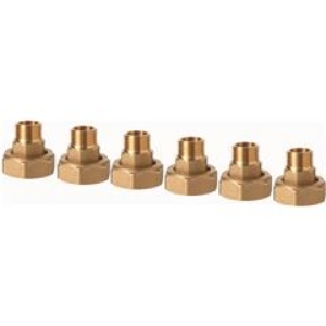 Picture of Siemens - Messingverschraubungen G 1"/G ½", 6er-Set, Art.Nr. :ALN15.156B