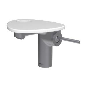 Bild von LAUFEN - ADA - Waschtischmischer, Ablage mit Loch, Ausladung 110 mm, Festauslauf, ohne Ablaufventil, Art.Nr. :HF506702502000