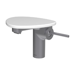 Bild von LAUFEN - ADA - Waschtischmischer, Ablage ohne Loch, Ausladung 110 mm, Festauslauf, ohne Ablaufventil, Art.Nr. :HF506702502060