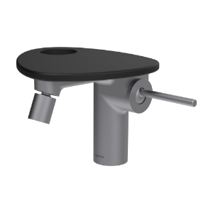 Bild von LAUFEN - ADA - Bidetmischer, Ablage mit Loch, Ausladung 110 mm, Festauslauf, mit Ablaufventil Clic-Clac, Art.Nr. :HF506710503000