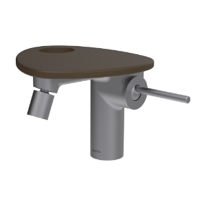 Bild von LAUFEN - ADA - Bidetmischer, Ablage mit Loch, Ausladung 110 mm, Festauslauf, mit Ablaufventil Clic-Clac, Art.Nr. :HF506710504000