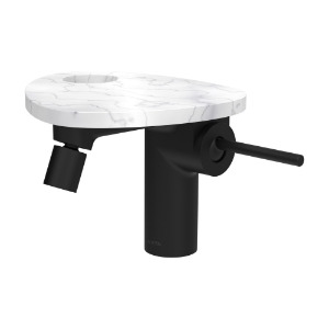 Picture of LAUFEN - ADA - Bidetmischer, Ablage mit Loch, Ausladung 110 mm, Festauslauf, mit Ablaufventil Clic-Clac, Art.Nr. :HF506710515000