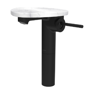 Bild von LAUFEN - ADA - Standsäulen-Waschtischmischer, Ablage ohne Loch, Ausladung 110 mm, Festauslauf, ohne Ablaufventil, Art.Nr. :HF506714515060