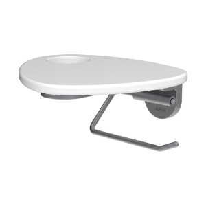 Bild von LAUFEN - ADA - Toilettenpapierhalter, Ablage mit Loch, Art.Nr. :HF506791502000