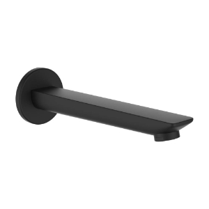 Bild von LAUFEN - CITYPLUS - Wanneneinlauf, Ausladung 190 mm, Festauslauf, PVD Titanschwarz matt, Art.Nr. :HF505369428000