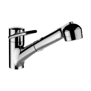 Bild von LAUFEN - CLASS - Spültischmischer, Ausladung 225 mm, Schwenkauslauf, Auszugsbrause, Chrom, Art.Nr. :HF939655100000