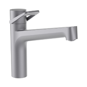 Bild von LAUFEN - CLASS - Spültischmischer, Ausladung 220 mm, Schwenkauslauf, PVD inox look, Art.Nr. :HF941030423000