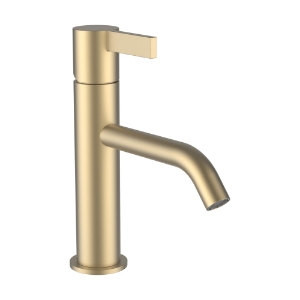 Bild von LAUFEN - KARTELL LAUFEN - Waschtischmischer, Ausladung 135 mm, Festauslauf, ohne Ablaufventil, PVD Blassgold matt, Art.Nr. :H3113310831201