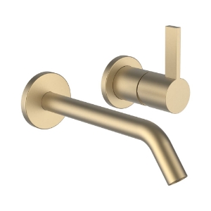 Bild von LAUFEN - KARTELL LAUFEN - Wandmischer zu Simibox 2-Point, Ausladung 175 mm, Festauslauf, PVD Blassgold matt, Art.Nr. :H3113360831201