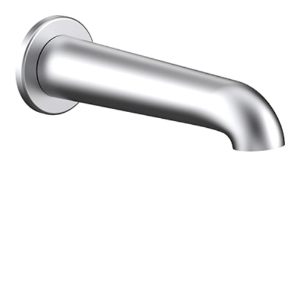Picture of LAUFEN - PURE - Wanneneinlauf, Ausladung 175 mm, Festauslauf, PVD inox look, Art.Nr. :HF901771423000