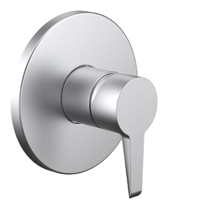 Picture of LAUFEN - PURE - Fertigmontage-Set für Unterputz-Duschenmischer, zu Simibox Standard & Simibox Light, PVD inox look, Art.Nr. :HF901778423000