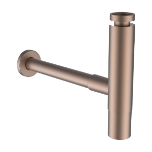 Picture of LAUFEN - SANITARY ACCESSORIES - Siphon, 180 x 325/360 mm, PVD Rosegold gebürstet, Art.Nr. :H3749801680001