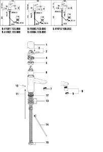 Picture of LAUFEN - HEBEL KOMPLETT ARWA-CLASS NEU E40MM CHRO, Art.Nr. :WI570174100000