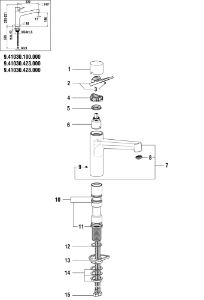 Picture of LAUFEN - HEBEL KOMPLET K35 CLASS NEW F423, Art.Nr. :WI570178423000