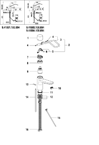 Picture of LAUFEN - GRAUER HEBEL C40 KOMPLET CLASS-CLINIC, Art.Nr. :WI570193005000
