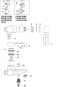 Picture of LAUFEN - HEBEL SWISSTAP d48 E40 LAUFEN BAD F462, Art.Nr. :WI570198462600