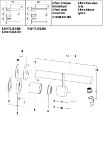 Picture of LAUFEN - HEBEL UMG TWINPLUS SLIM L54 LAUFEN F426, Art.Nr. :WI570210426660