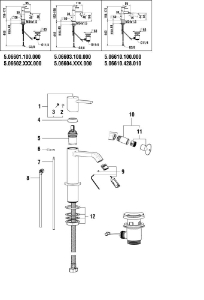 Picture of LAUFEN - HEBEL MEDA d35 LAUFEN F428, Art.Nr. :WI570218428600