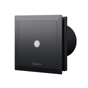 Bild von Helios - M1/100 P black MiniVent mit 2 Leistungsstufen, black Präsenzmelder 90/75 m³/h, Art.Nr. : M1/100 P black