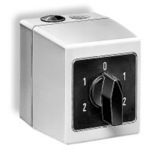 Picture of Helios - PWGW Polum- u. Wendeschalter 3-PH Motoren mit 2 getrennten Wicklungen, max. 25A, IP54, Art.Nr. : PWGW