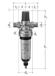 Picture of JRGURED Combi Hauswasserstation Rotguss, Anmerkung , DN 40, GN 1 1∕2, Zoll 1 1∕2, Art.Nr. :1350.560