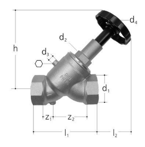 Bild von JRG LegioStop Schrägsitzventil Rotguss, GN 2 1∕2, Zoll 2 1∕2, DN 65, Art.Nr. :5221.720