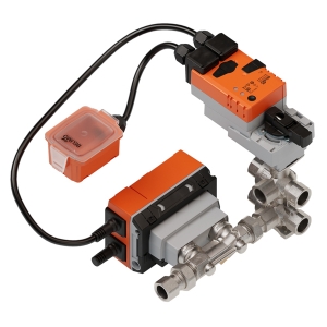 Picture of Belimo Elektr. 6-Weg-PI-RKH EPIV, AC/DC 24 V, BACnet MS/TP, Modbus RTU, MP-Bus, 2...10 V, DN 25, Innengewinde, Rp 1", PN 16, ps 1600 kPa, V'nom 3500 l/h, Mediumstemperatur 6...80°C [43...176°F], mit Kondensationsschalter, Kabellänge 2 m, Art.Nr. :EP025R6+BAC-HH1